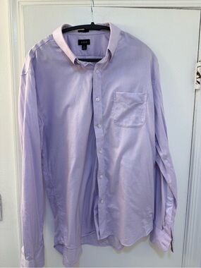 J.Crew Men’s Light Lavender Button-Down Dress Shirt